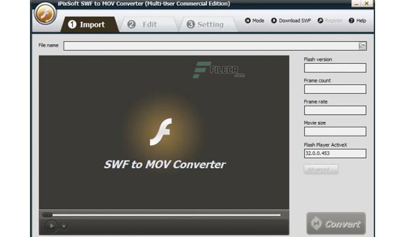 iPixSoft SWF to MOV Converter Crack