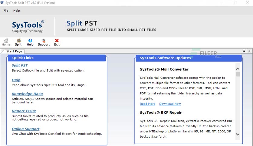 SysTools Split PST Crack